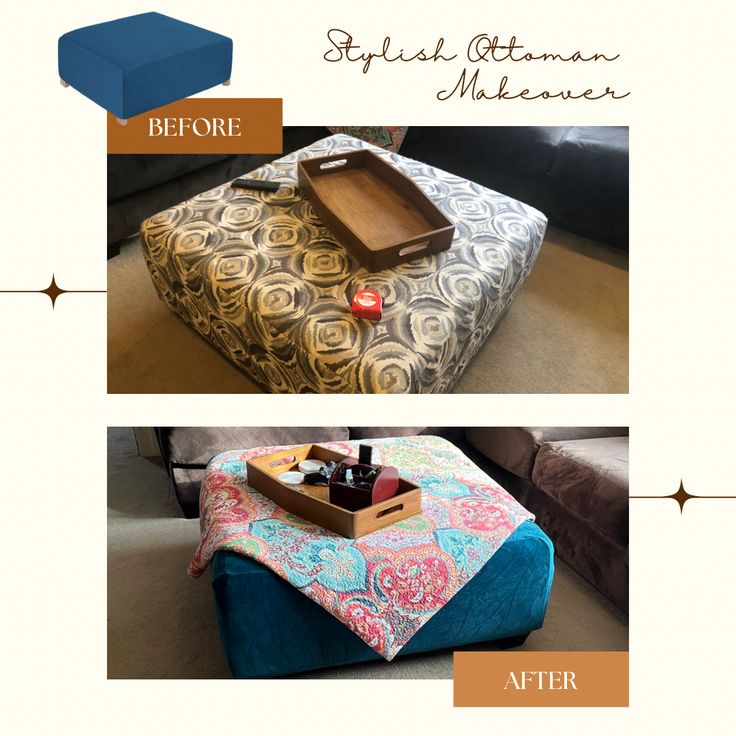 Stylish Ottoman Makeover